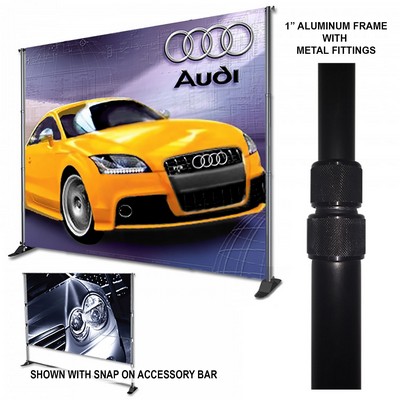 Premium 9'x9' Adjustable Stand, Convert Kit, & Banner