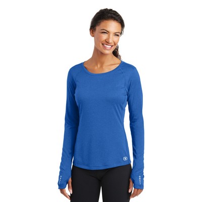 OGIO® ENDURANCE Ladies' Long Sleeve Pulse Crew Shirt