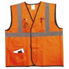 Orange safety vest (S/M-4XL-5XL)