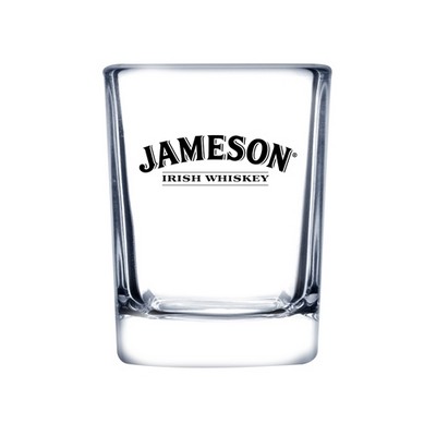 2.5 Oz. Shooter Selection Square Shot Glass (Deep Etch)