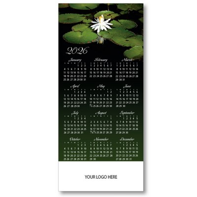 2026 Water Lily Mini Calendar