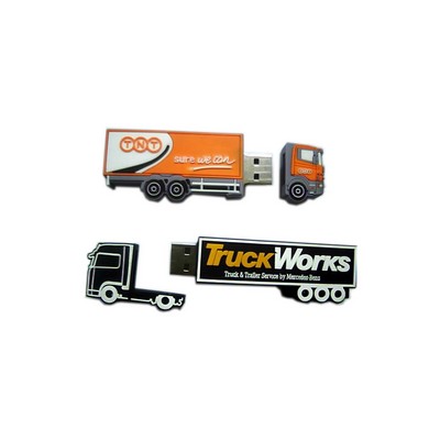 Soft PVC Truck Custom Shape USB Disk