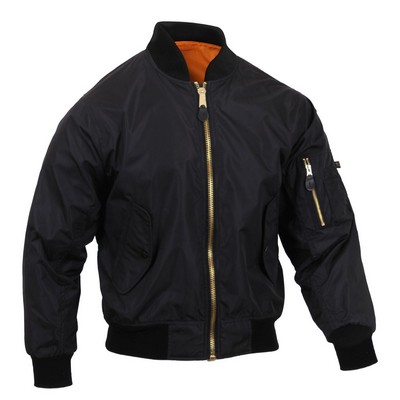 Black Lightweight MA-1 Jacket (3XL)