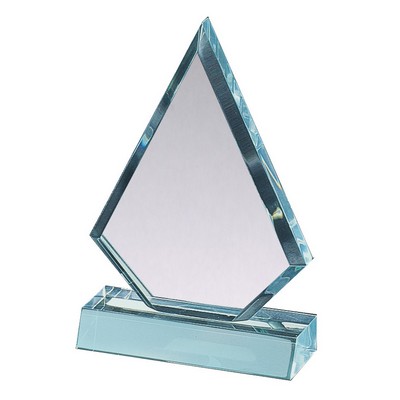 Jade Triangle Acrylic Award 6 3/4"H