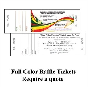 Long & Thin Tickets (Bristol Colors)