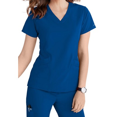 Barco® One Women's Anti-Static V-Neck Scrub Top