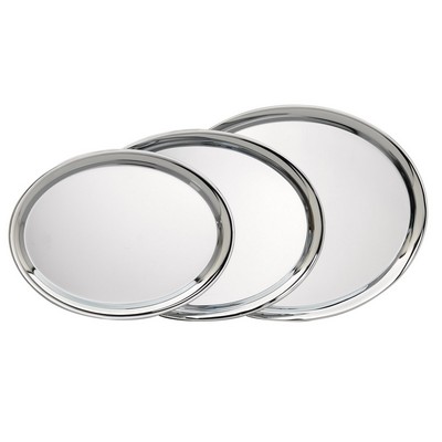 Small Oval Chrome Plated Tray