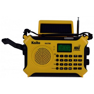 Kaito KA700 Bluetooth Emergency Solar Powered Weather Band Radio