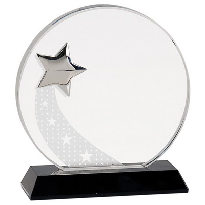 Crystal Royal Star Award, 6 1/4"H