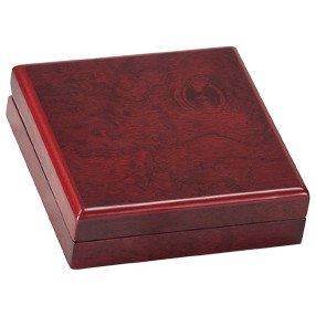 4.25" x 4.25" - Wood Gift Box - Rosewood