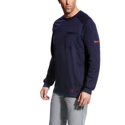 FR Air Crew Long Sleeve Navy T-Shirt