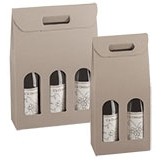 Gray Groove Italian Wine Bottle Carrier Box