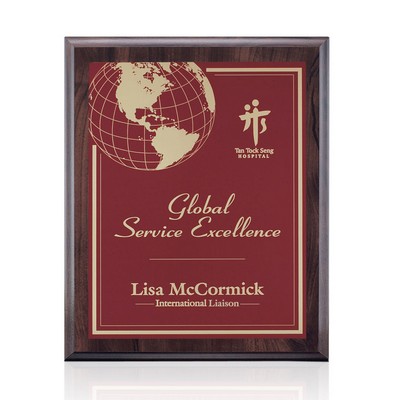 Farnsworth/Marietta Plaque - Cherry/Red 9"x12"