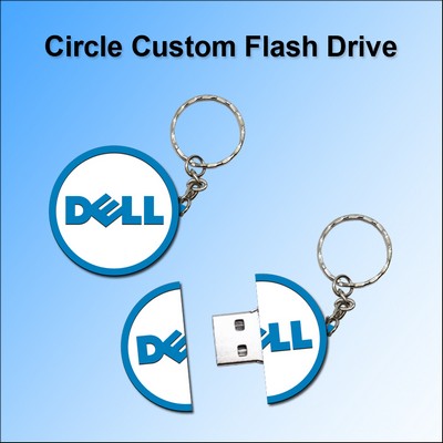 Circle Custom Flash Drive - 2 GB Memory