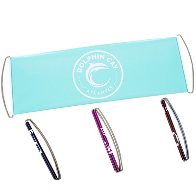 Retractable Hand-Held Roller Banner