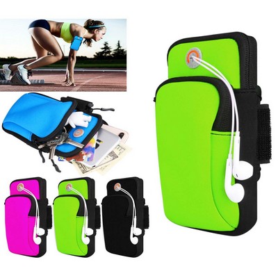 Kidder iPhone Sports Running Arm Band Bag Case for Smartphones (Green)