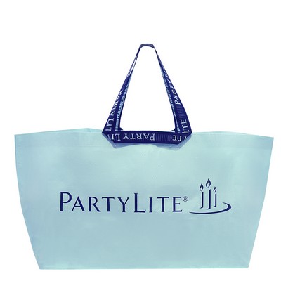 145g Laminated Woven Boat Style Shopping Bag 28"x14"x6"