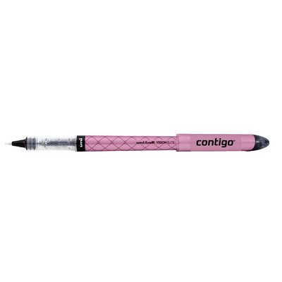 Uniball Vision Elite Designer Series Gel Pen Pink with Black Ink