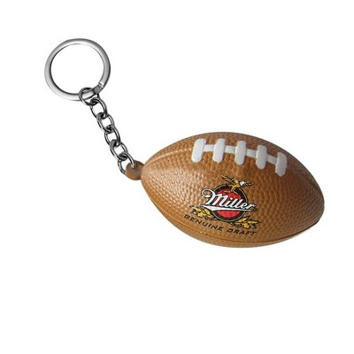 PU Stress American Football Keychain