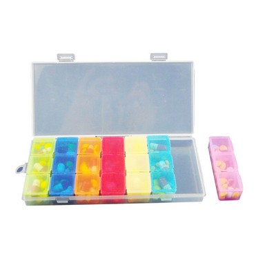 Seven Days Pill Case Box