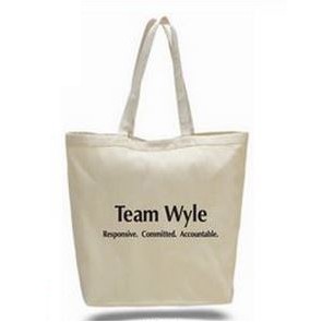 Q-Tees® Canvas Big Tote Bag