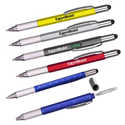 Multi-Function Pen w/Screw Heads