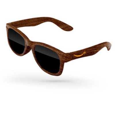 Faux-wood Infant Retro Sunglasses (0 to 3 years)