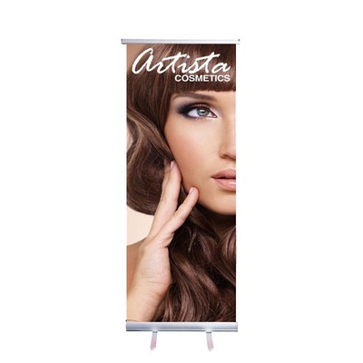 Econo 24" Small Table Top Full Color Retractable Banner-No Minimum