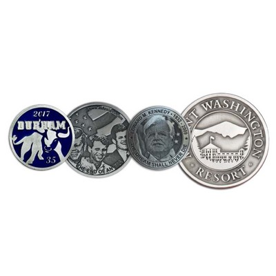 Custom Fine Pewter Coin (1 3/4")