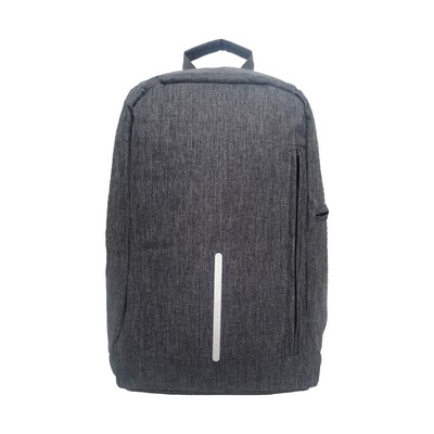 15.6 " Anti-Theft Laptop Backpack in Premium Melange Gray