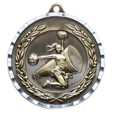 Cheer Antique Finish Brass Medal