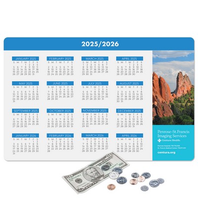 Vynex® Heavy Duty Calendar Counter Mat-11"x17"x1/8"