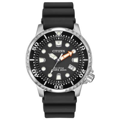 Citizen Promaster Diver Eco-Drive Black Watch w/Stainless Steel Bezel