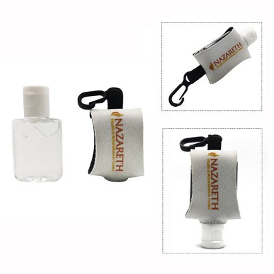 Cozy Clip Hand Sanitizer W/Neoprene Sleeve