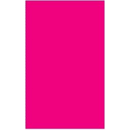 Fluorescent Pink Rectangle Labels - 2.5" x 4"