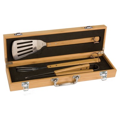 Bamboo BBQ Set - 3 pcs