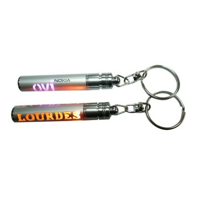 Die Cut Glow Logo LED Keychain