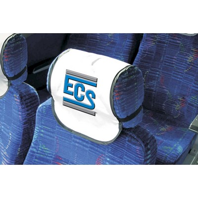 Bus Headrest Cover Convention, Tour, Trade Show Bus Cover