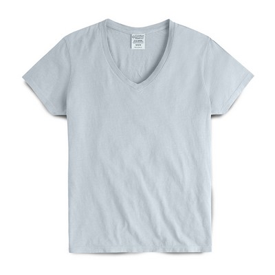 ComfortWash™ by Hanes® Ladies Garment Dyed V-Neck Shirt