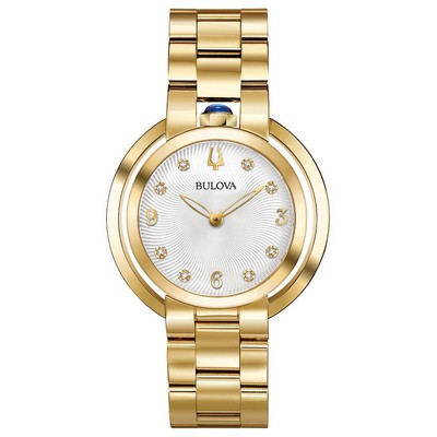 Bulova Ladies' Rubaiyat Diamond Dial Bracelet Watch