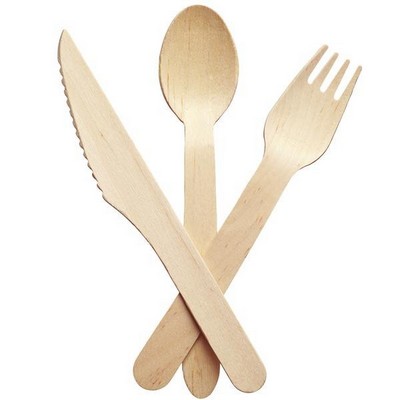 Disposable Wooden Cutlery Set