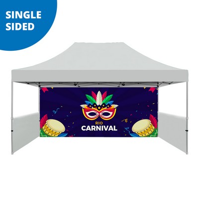 15 FT. Tent Back Wall - Full Color Single-Sided Graphic