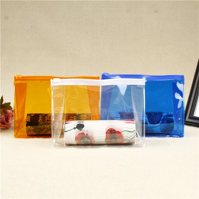 12 x 15 Inch Translucent Storage Bag Waterproof Zip-Lock Bag Colorful Seal Storage Bag