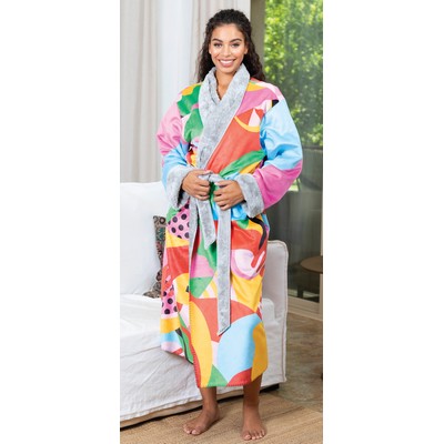 Sublimated Shawl Collar Robe, S/M