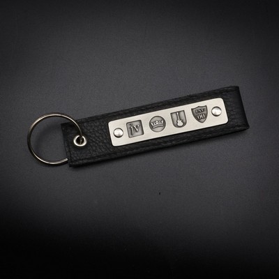 Leather Metal Key Chains