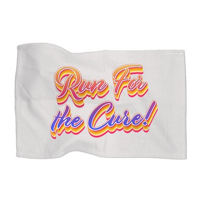 Microfiber Rally Towel - White - Digitally Printed