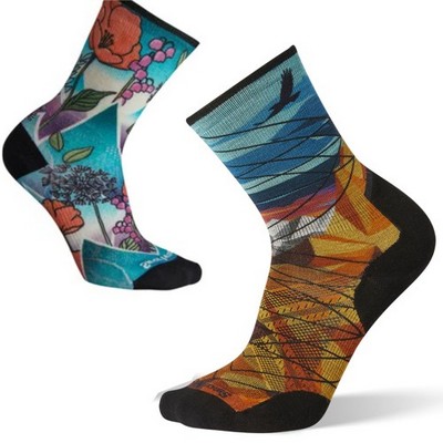 Quarter cut sublimated full color Socks, 200 needle