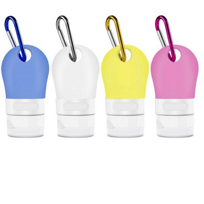 38ml Silicone Travel Bottle With Carabiner