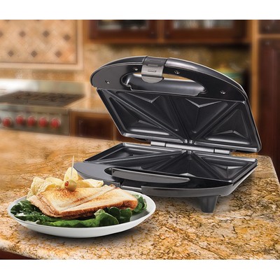 Black Dual Sandwich Maker