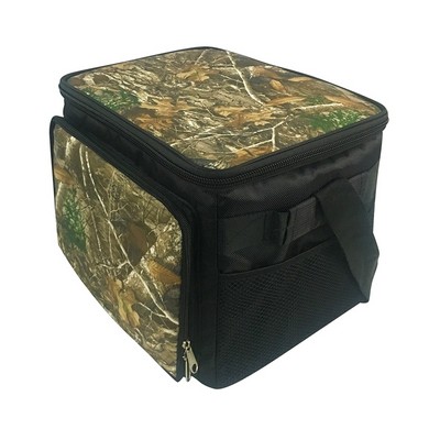 30 Can Camo Cooler Bag w/Hard Plastic Liner